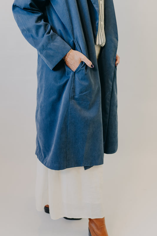 Fun2Fun | Trench Coat | Navy