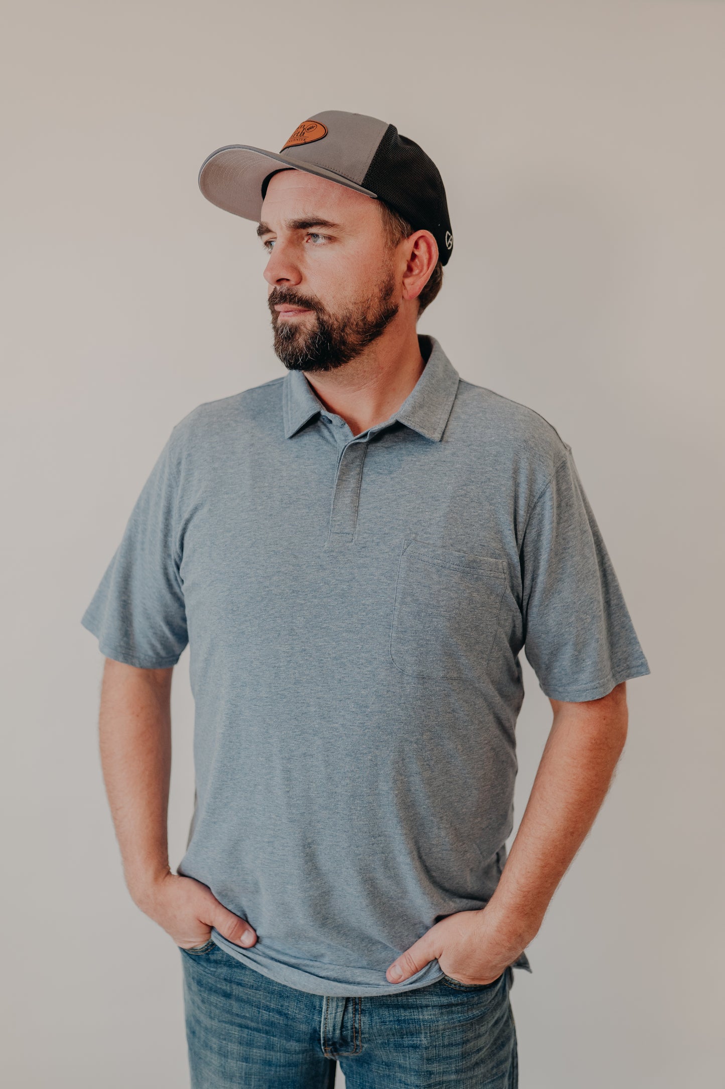 The Normal Brand | Active Puremeso Polo | Lake Blue