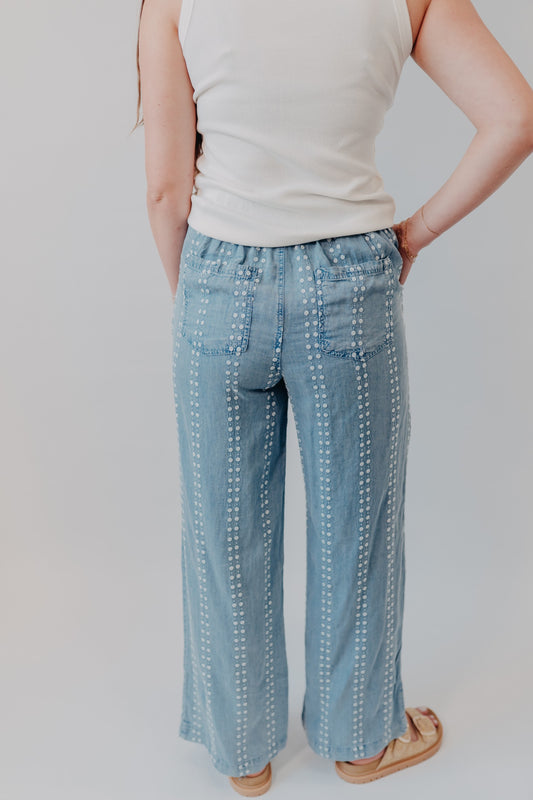Thread & Supply | Natalia Pants | Daisy Stripe