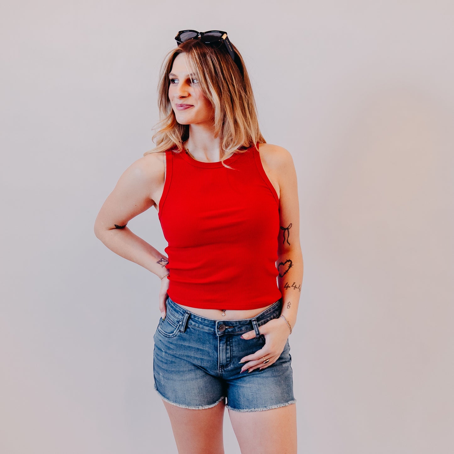 KUT | Gidget Fray Short | Bringing