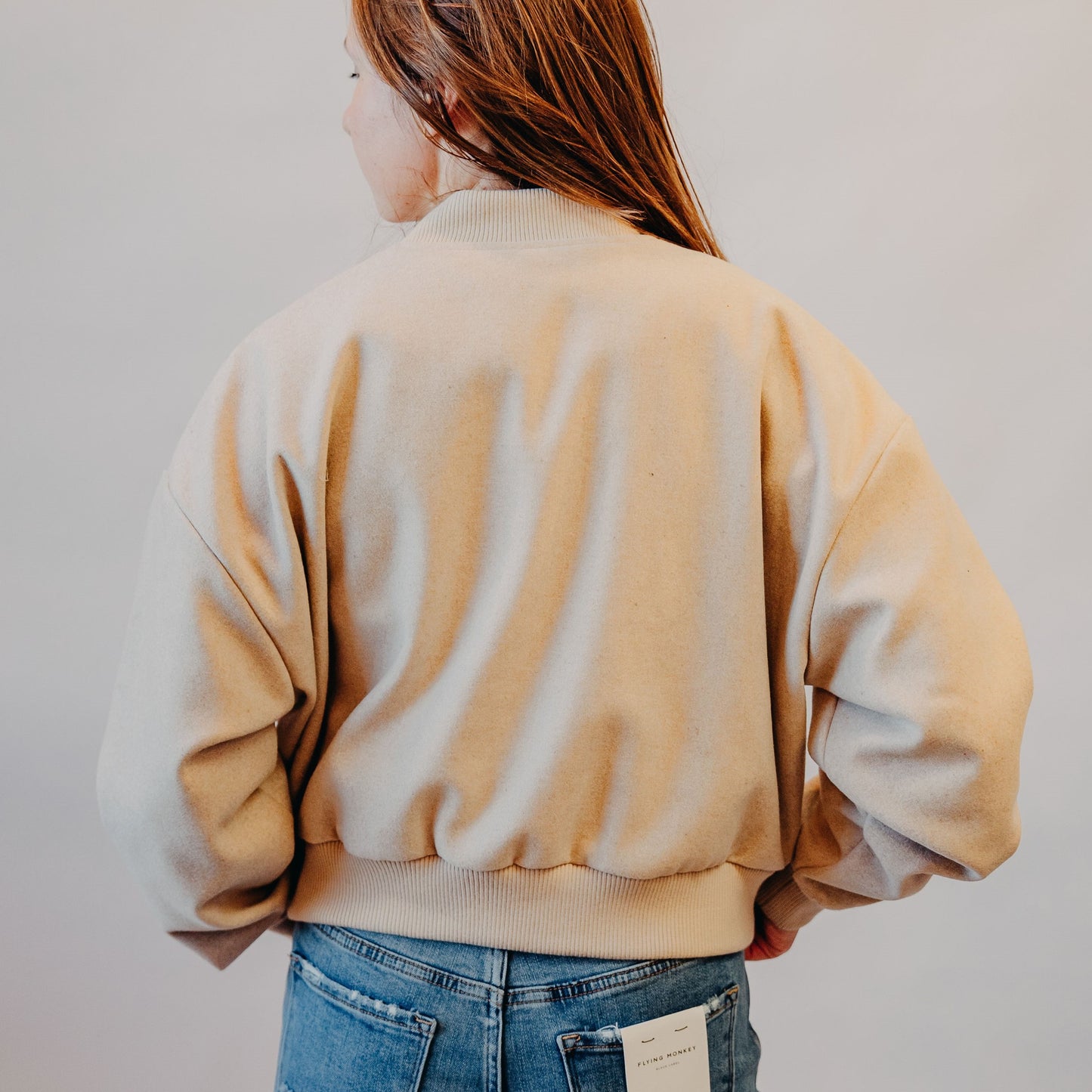 Solid Bomber Jacket | Taupe