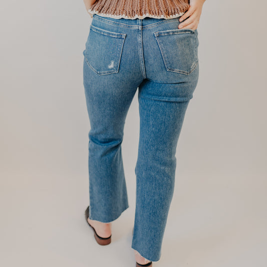 Flying Monkey | High Rise Ankle Bootcut | Vibrantly