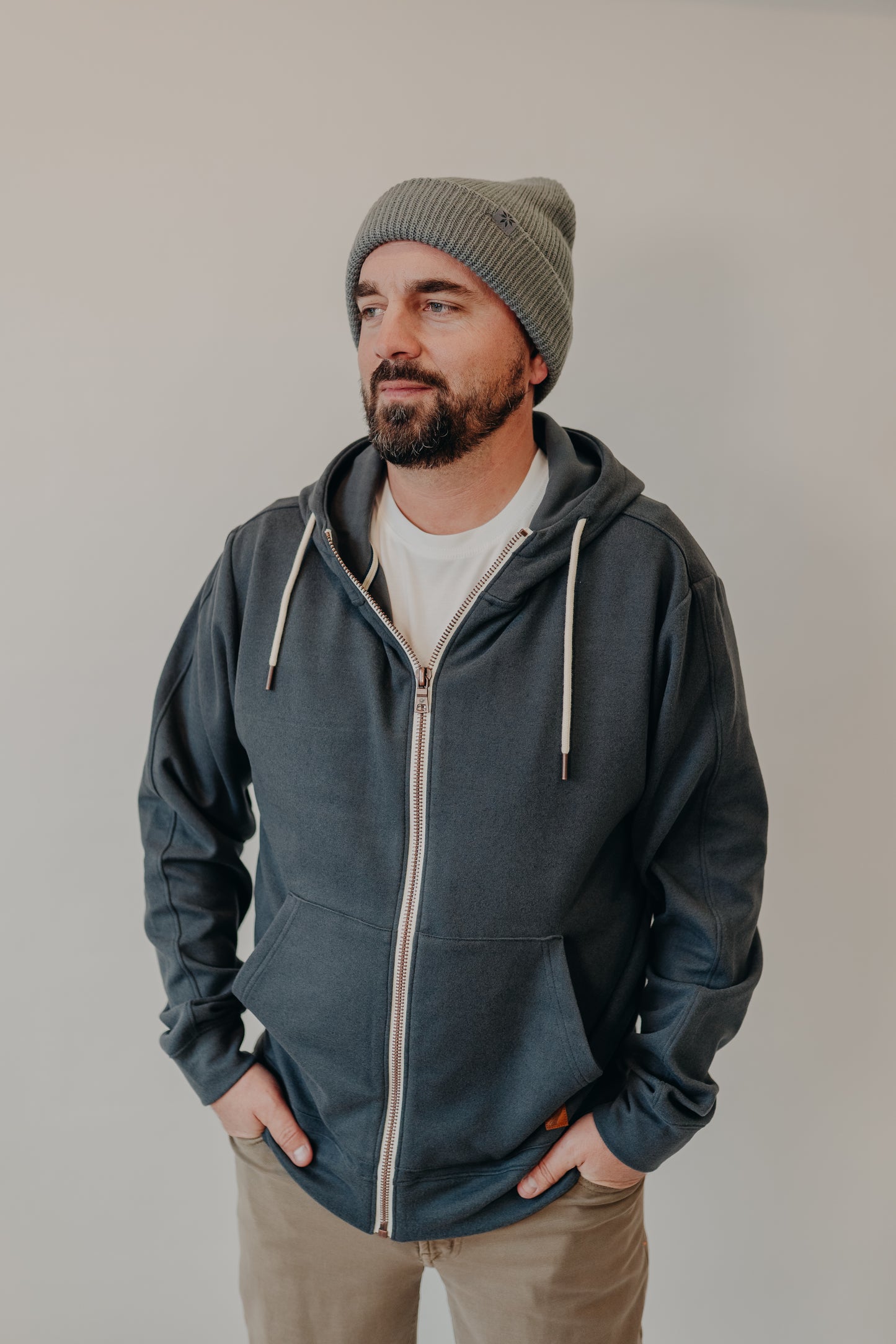 Fundamental Coast | Maverick FZ Hoodie | Smoke
