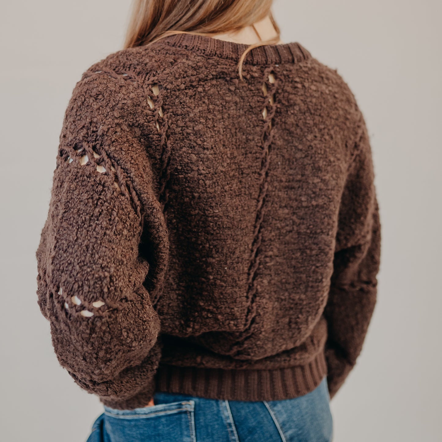 Z Supply | Sundance Sweater Jacket | Chocolate Cherry