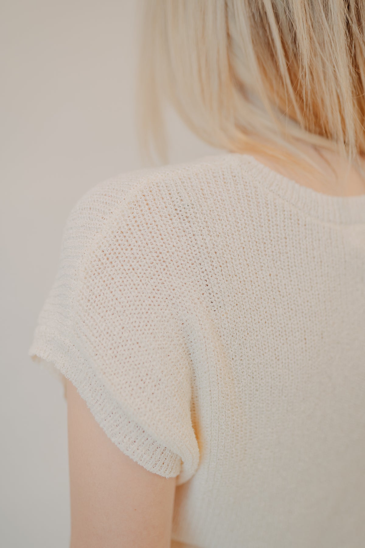 Blu Pepper | Batwing Sweater with Pocket | Ivory
