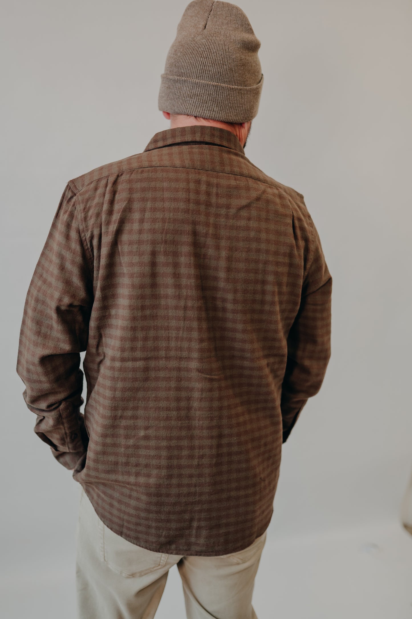 The Normal Brand | Hudson Double Brushed Flannel | Olive Plaid