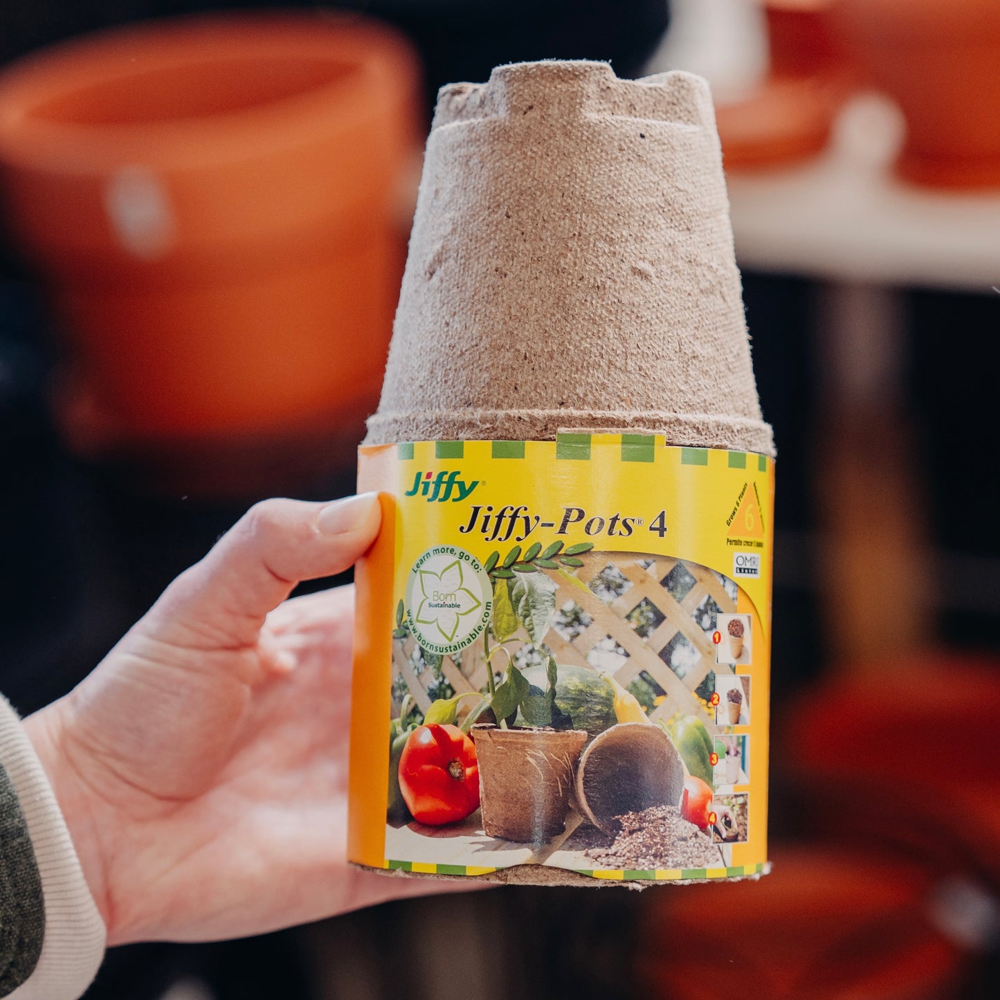 Jiffy Pot 4" - 6pk