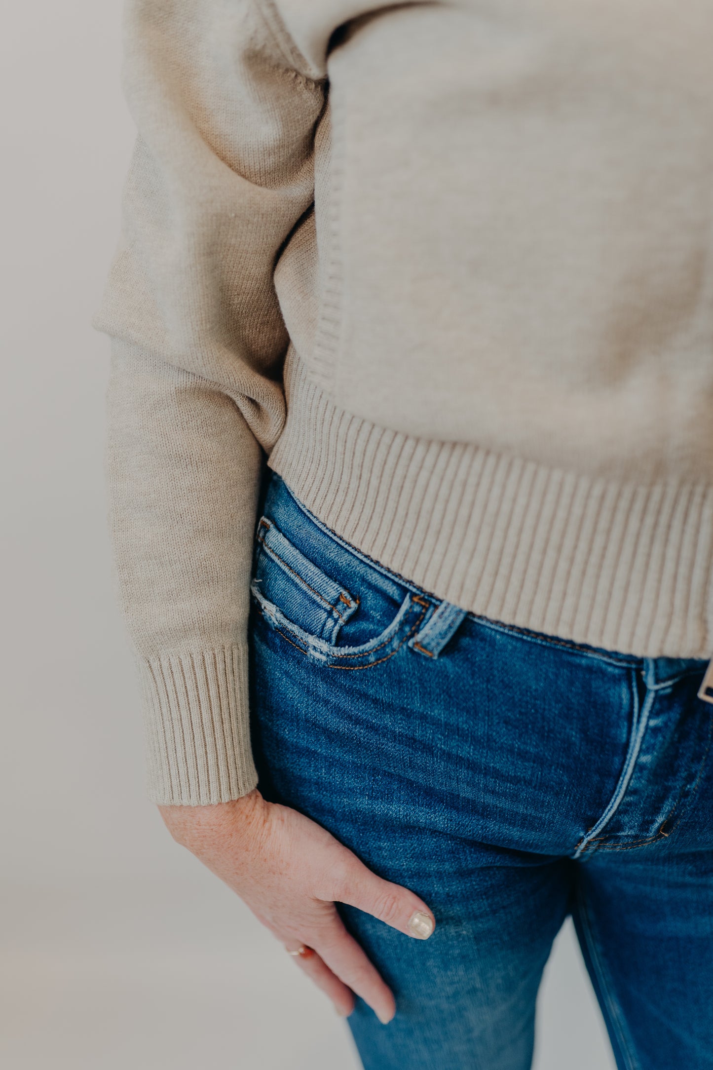 The Normal Brand | Lola Full Zip Hoodie | Oat