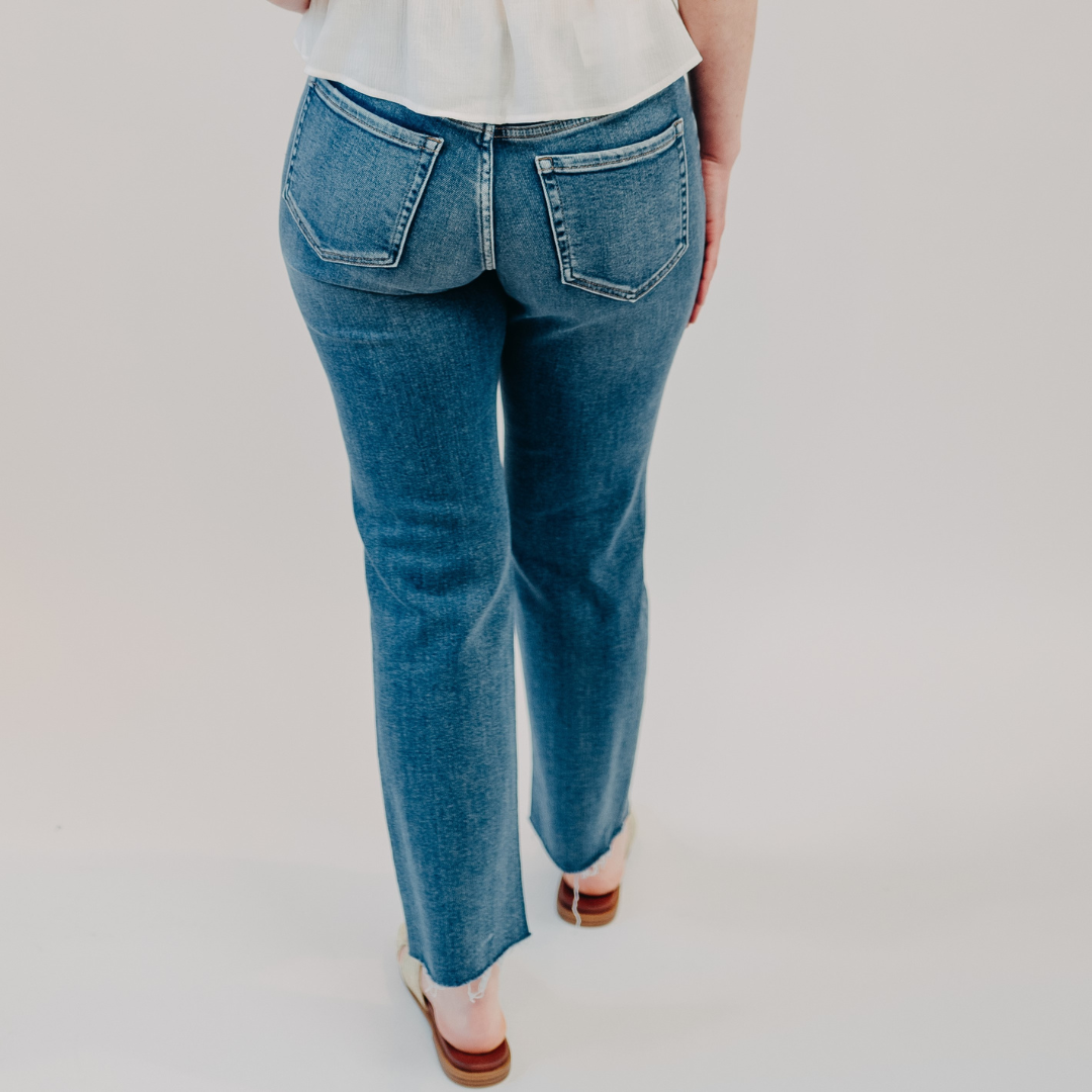 Vervet | Mid Rise Ankle Straight | Upliftment