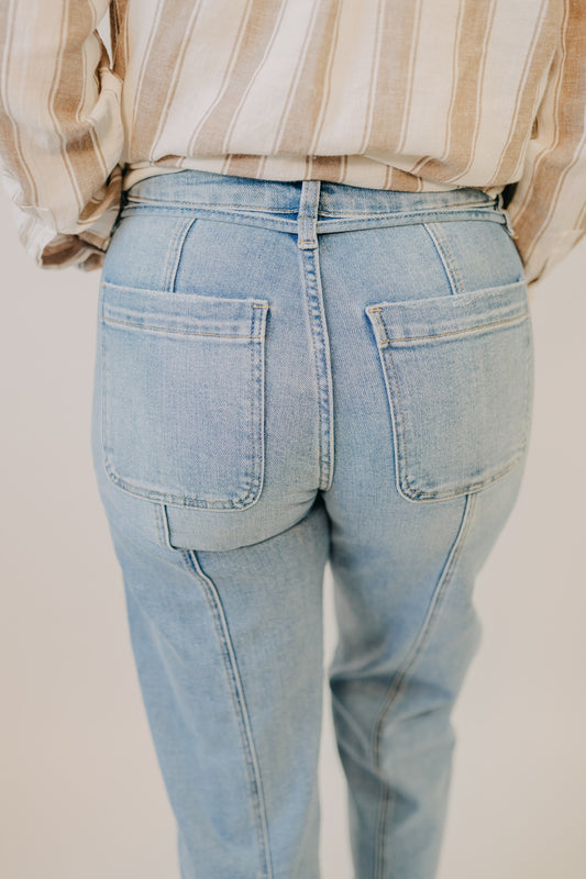 Vervet | High Rise Barrel Waist Tie | Inspirational