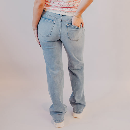Vervet | High Rise Slim Wide | Convenient