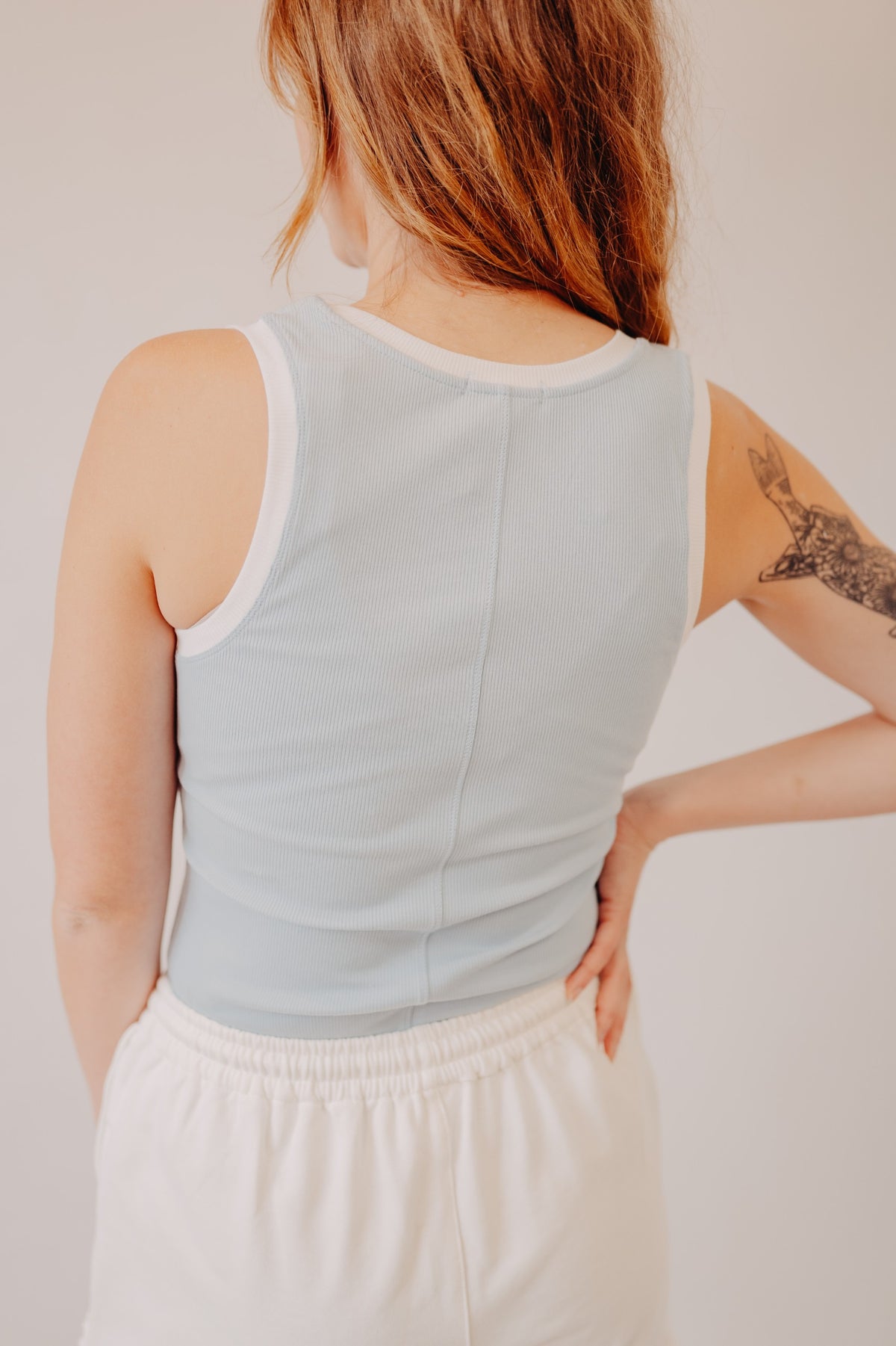 Z Supply | Sirena Colorblocked Rib Tank | Coast