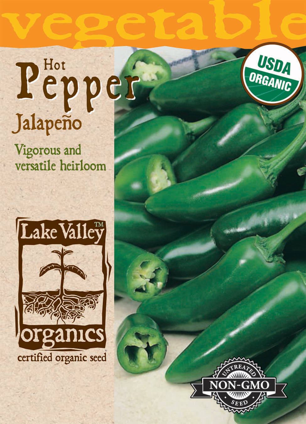 Pepper Hot Jalapeno Organic LV