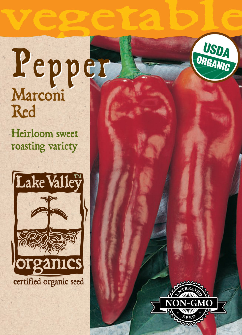 Pepper Sweet Marconi Red Organic LV