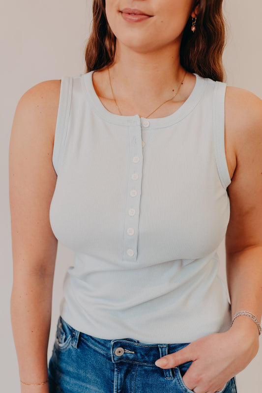 Thread & Supply | Elowen Tank | Ice Blue