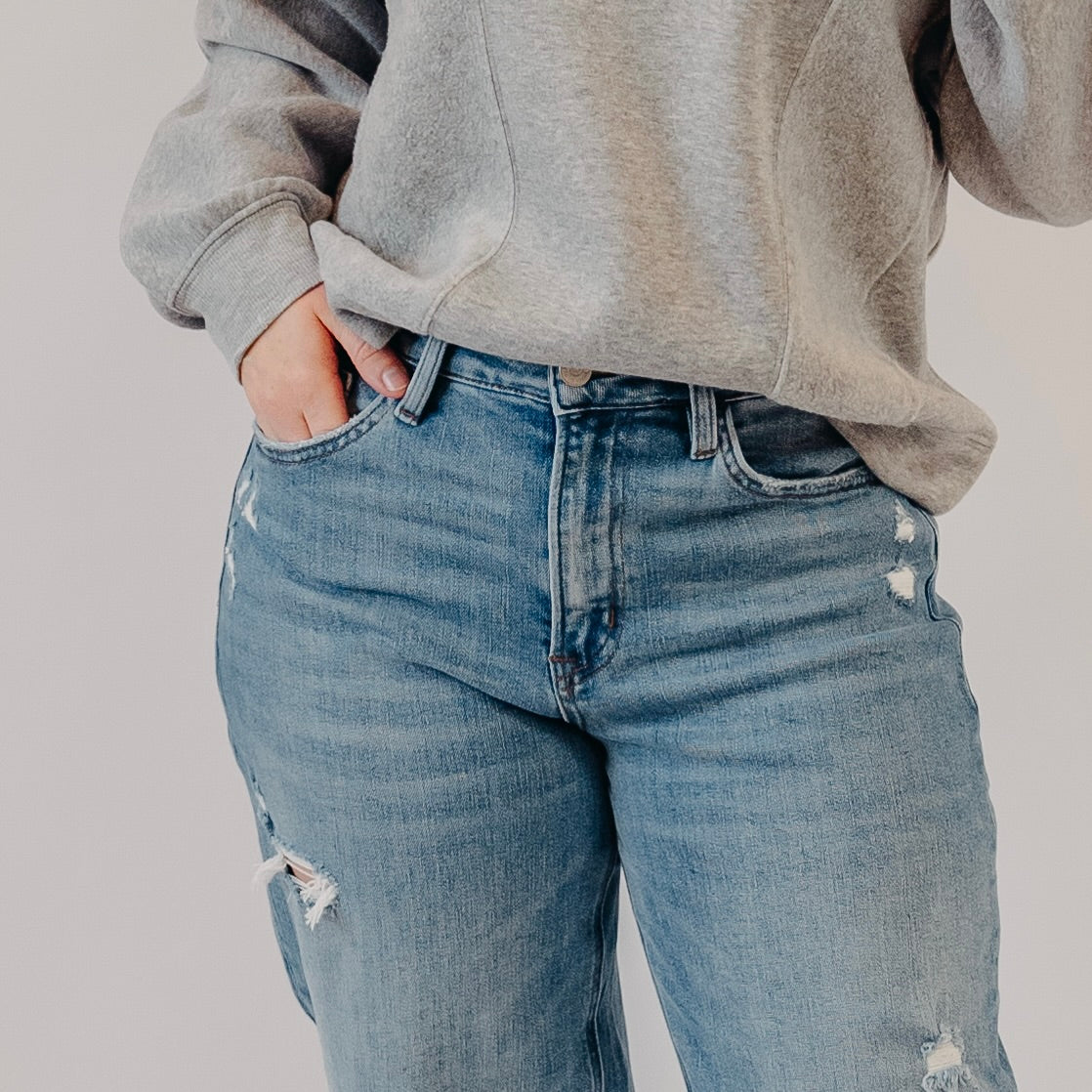 Flying Monkey | Super High Rise Barrel Jean | Poise