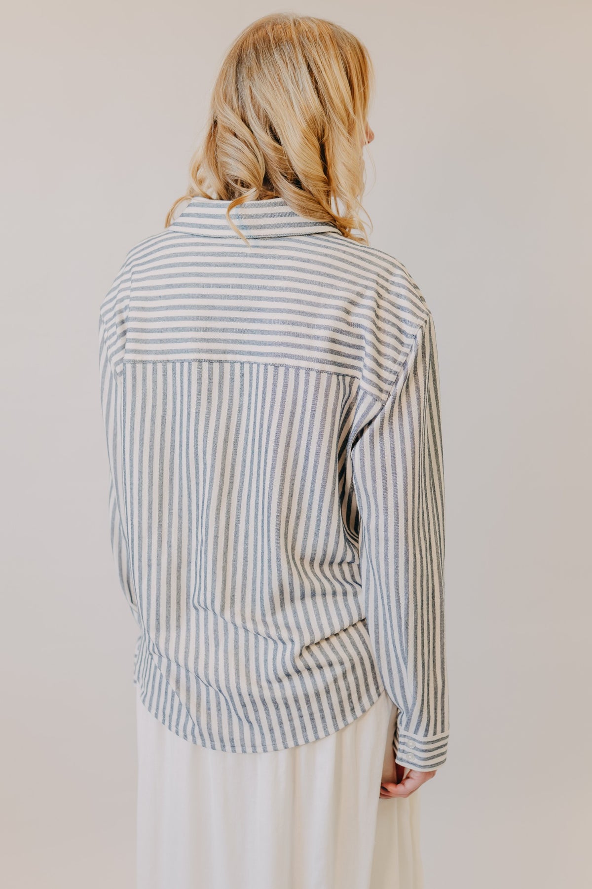 Z Supply | Reese Button Up Stripe Top | Eclipse