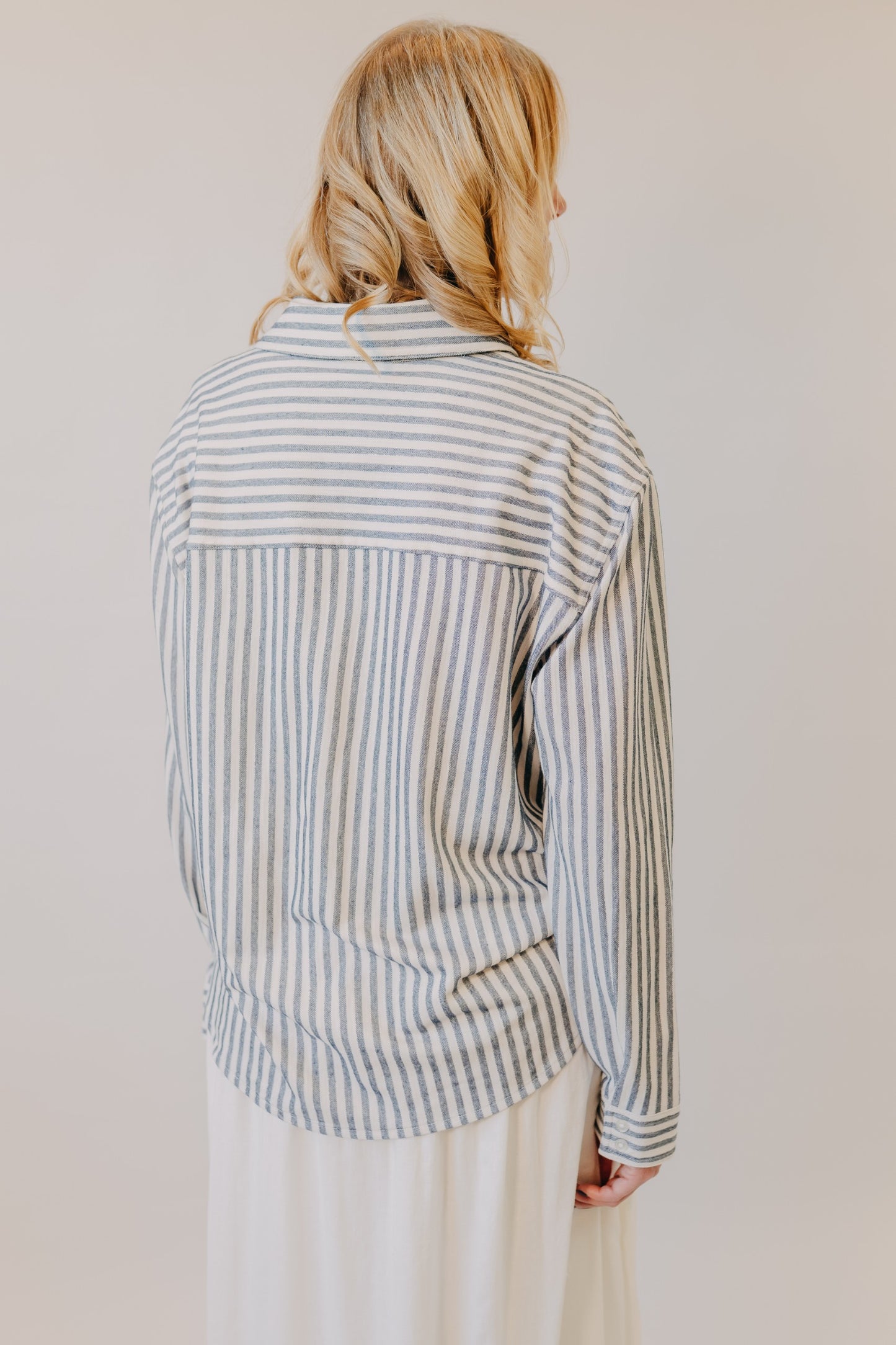 Z Supply | Reese Button Up Stripe Top | Eclipse