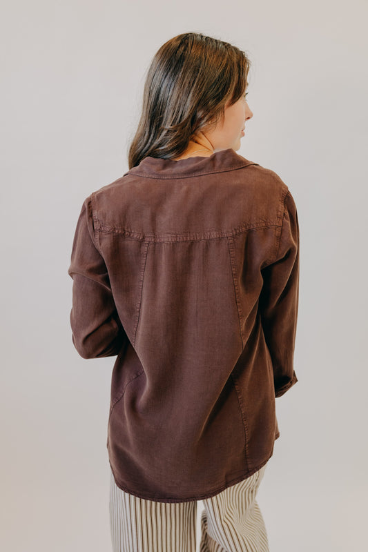 Thread & Supply | Ginger Top | Deep Mahogany