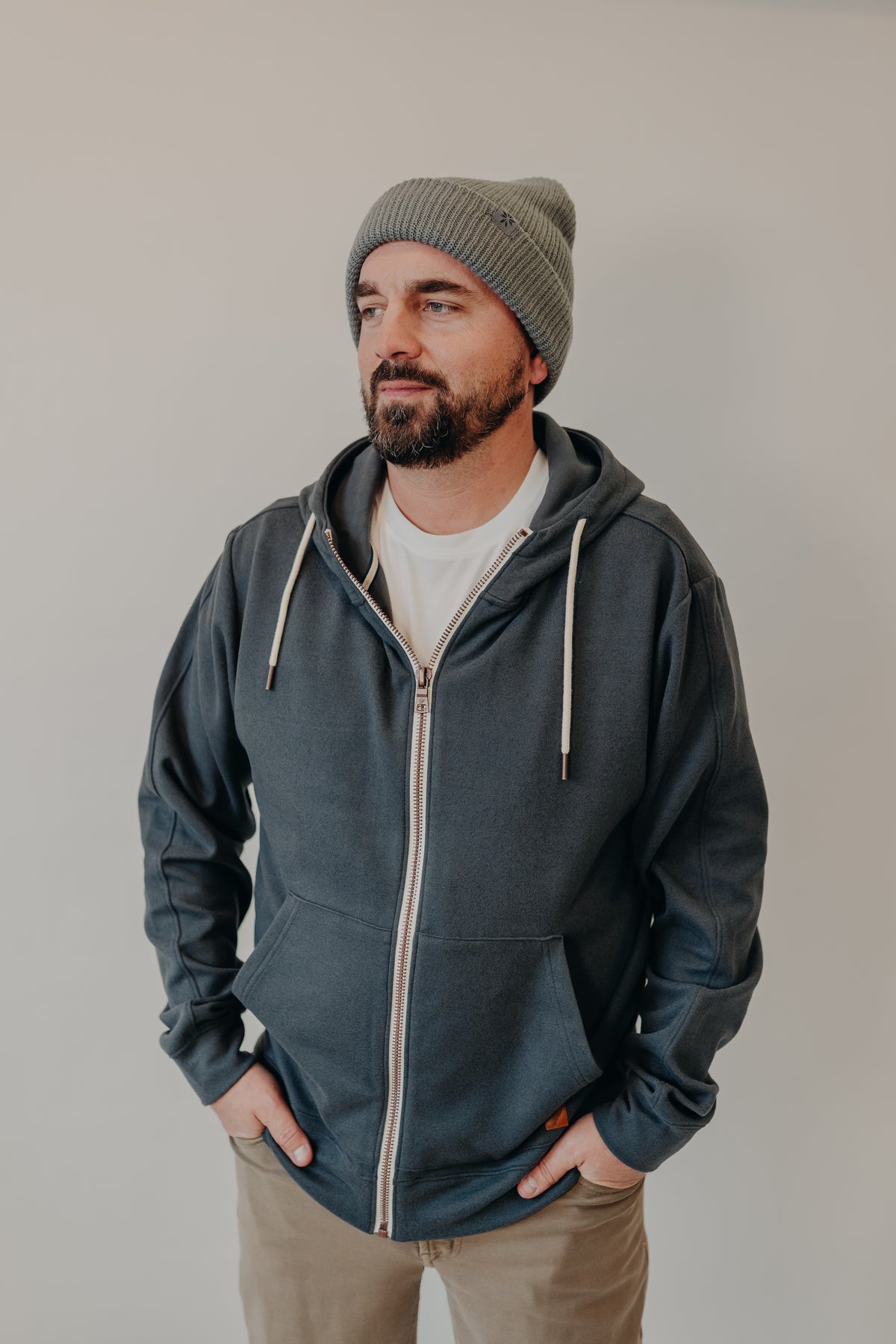 Fundamental Coast | Maverick FZ Hoodie | Smoke