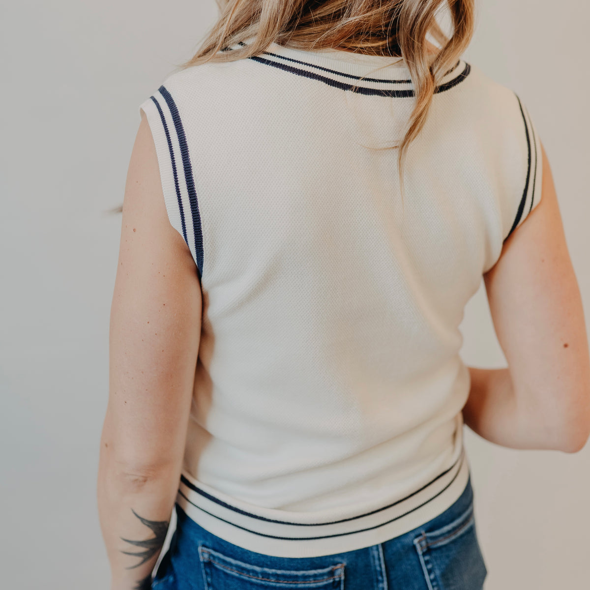 Thread & Supply | Jessie Vest | White