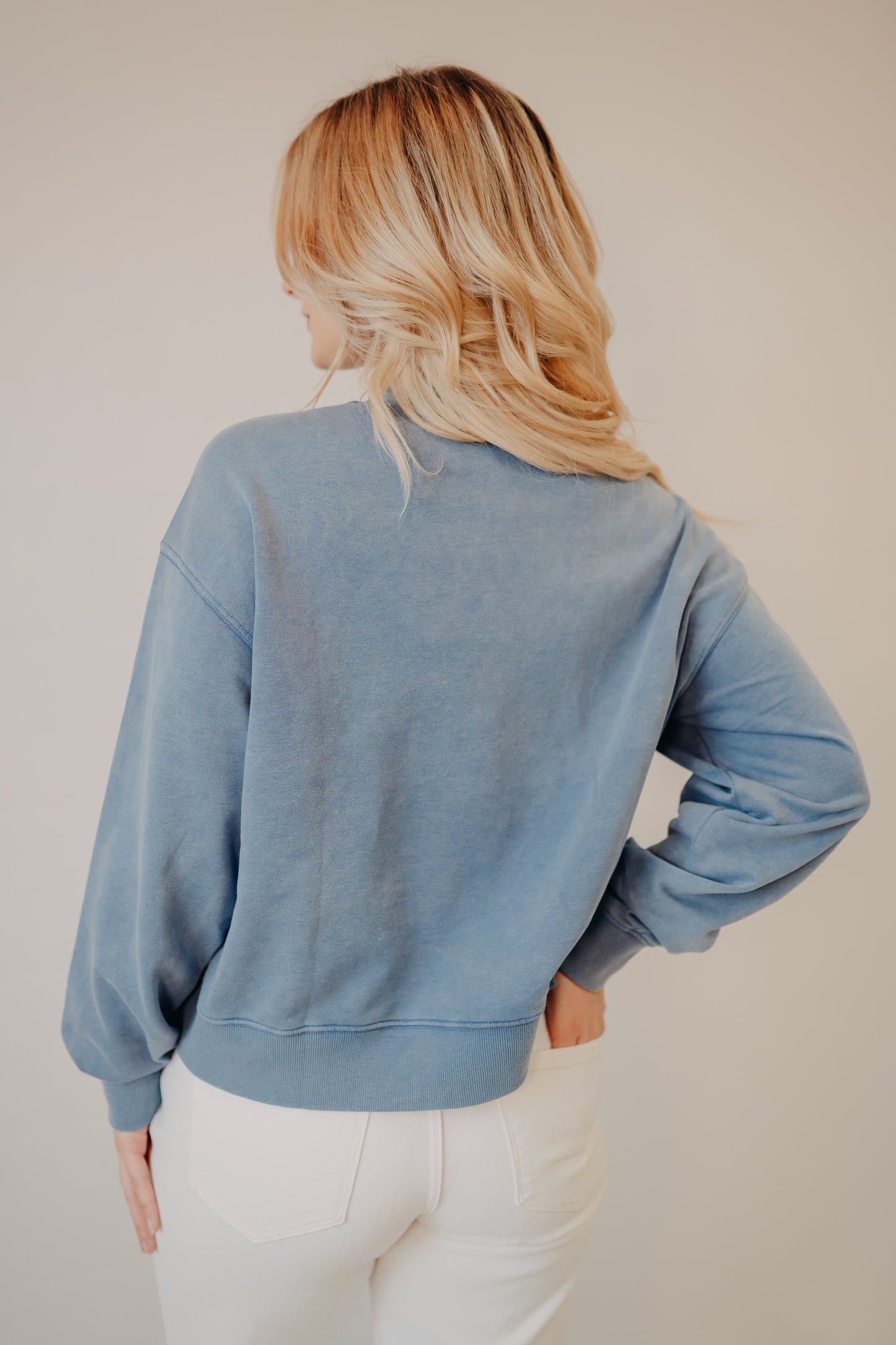 Wishlist | Washed Relaxed Sweatshirt | Pacific