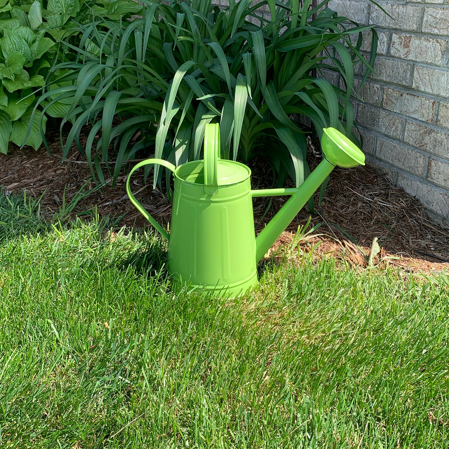 1.2 gal Green Metal Watering Can
