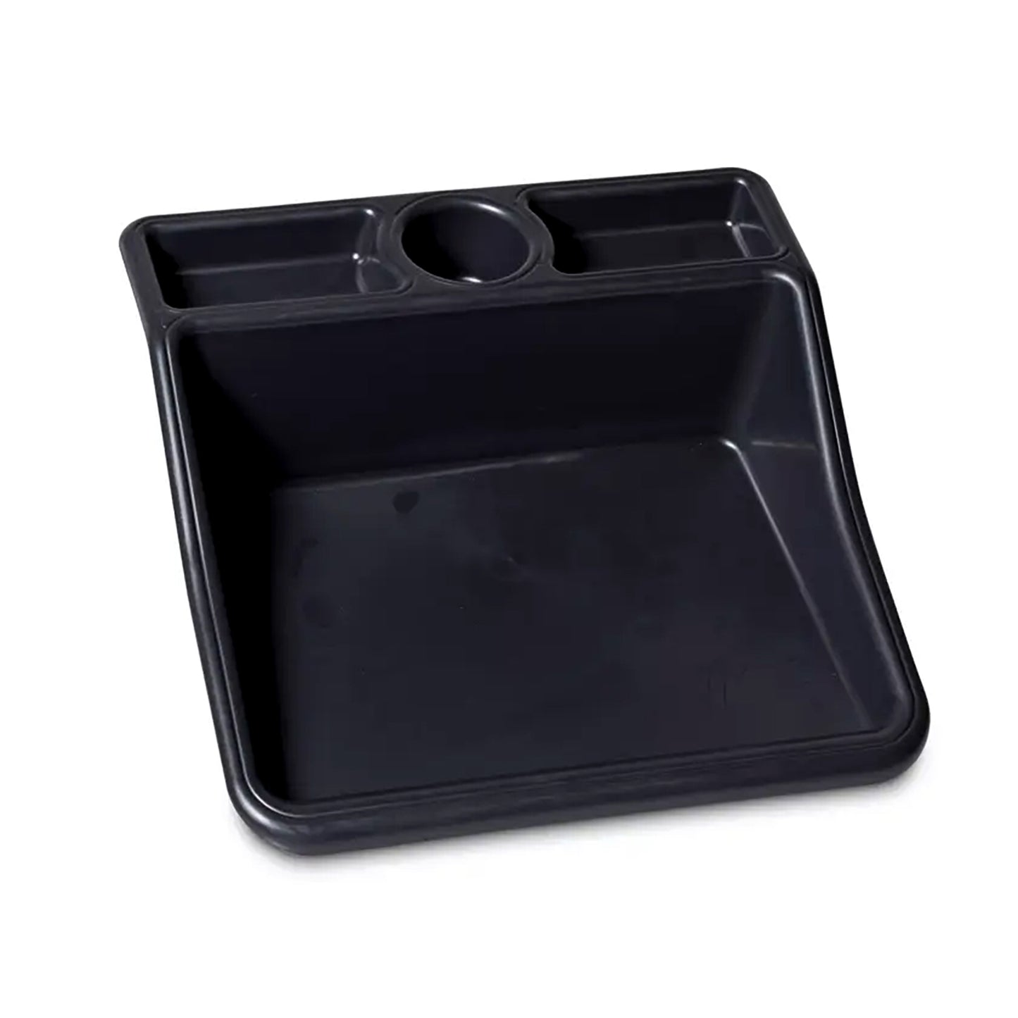 Compact Tidy Tray Black with Shelf