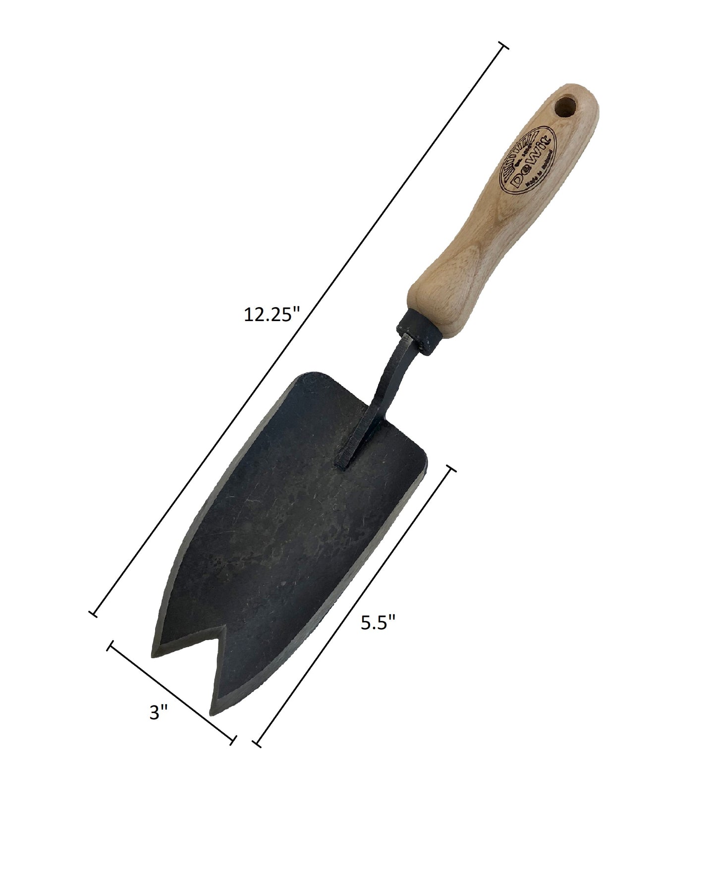 DeWit Trowel - 2 Point Cutting Edge Large Welldone