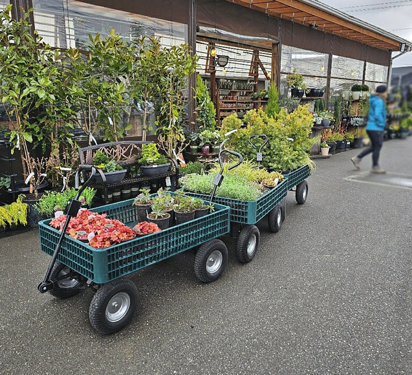 Greenhouse Wagon with Foam Wheels