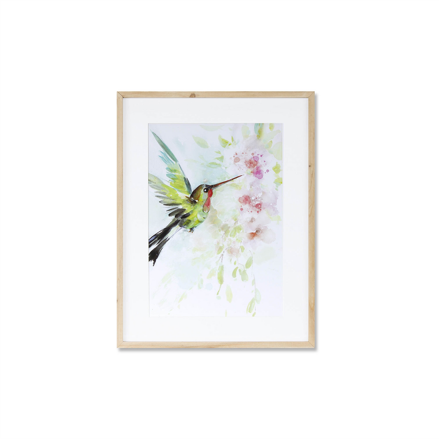 Framed Hummingbird Print (Set of 2)