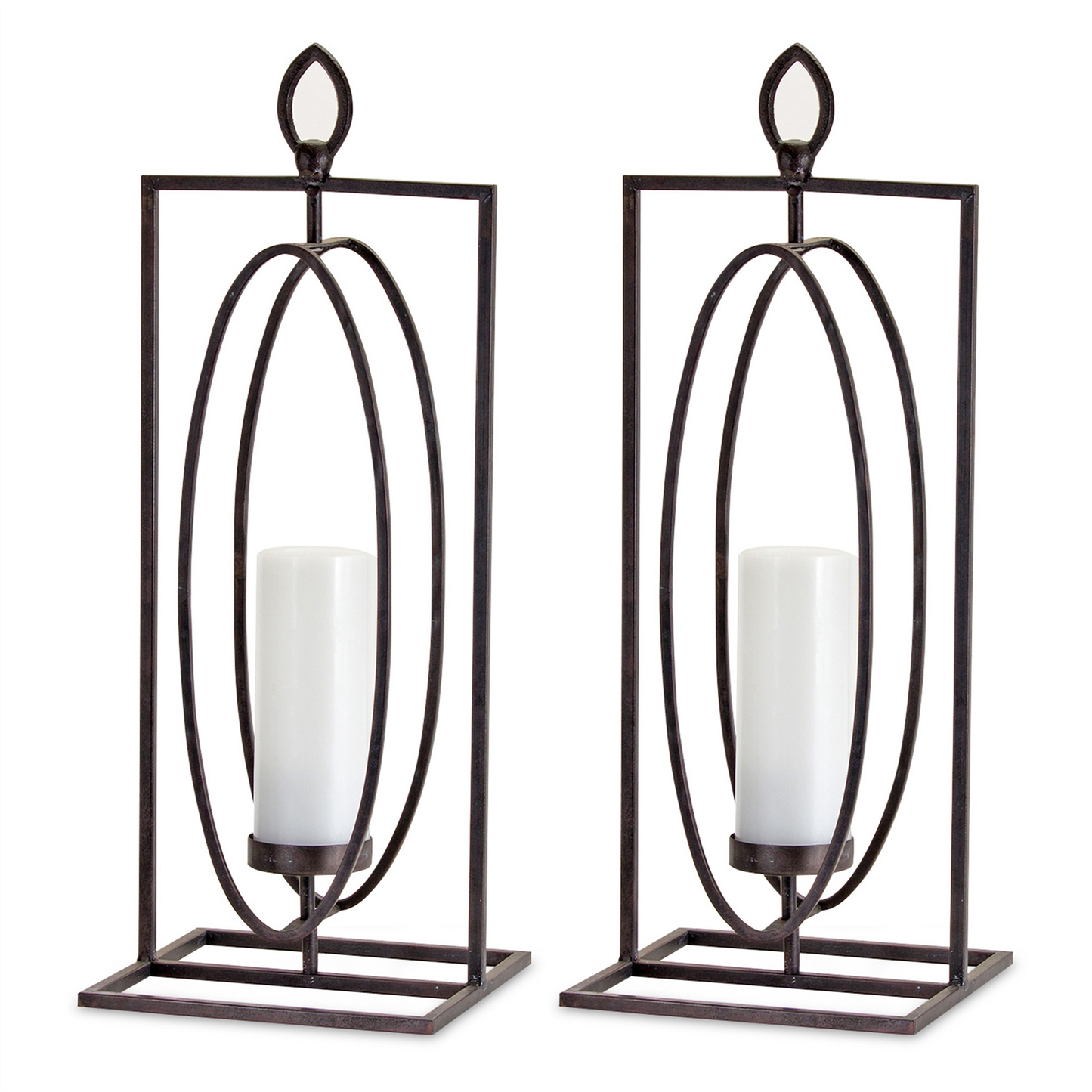 Candle Holder 24”H (Set of 2) Iron