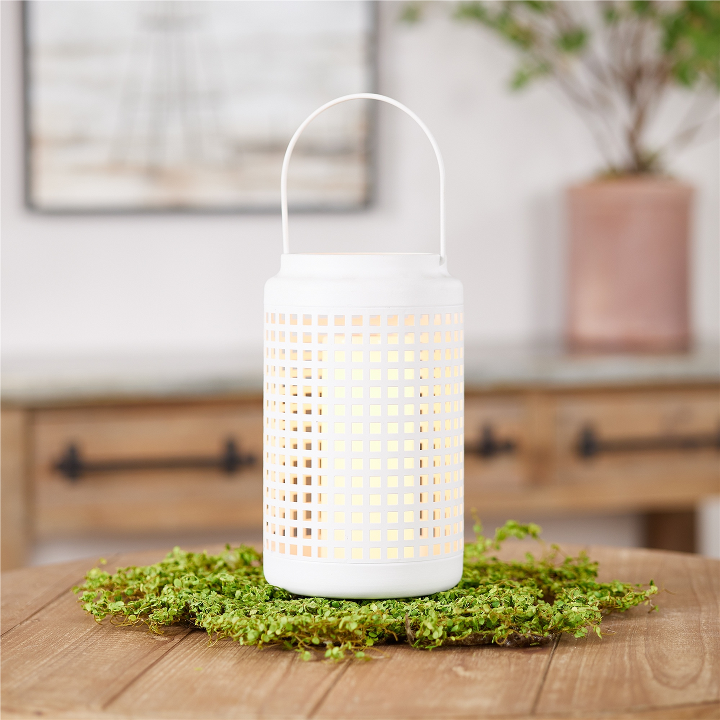 Candle Holder 6"D x 14"H Iron