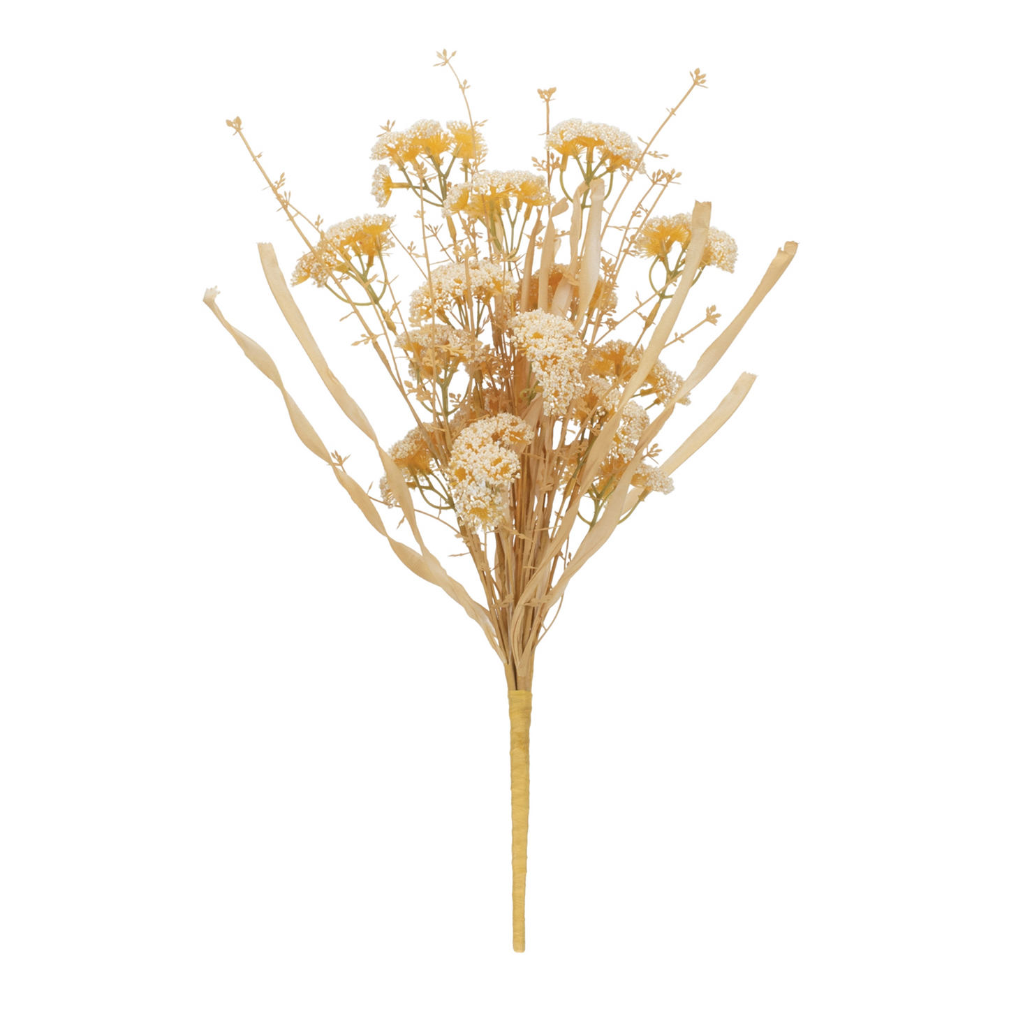 Beige Floral Grass Bush (Set of 2)