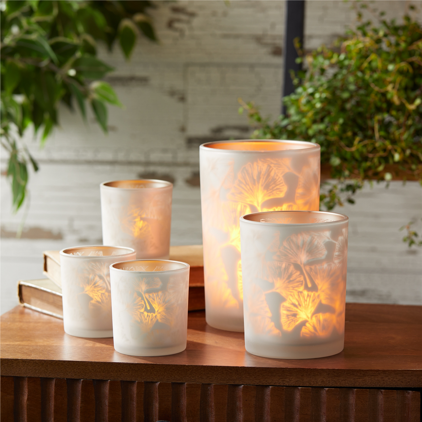 Votive Holder (Set of 3) 2.5"D x 3"H Glass