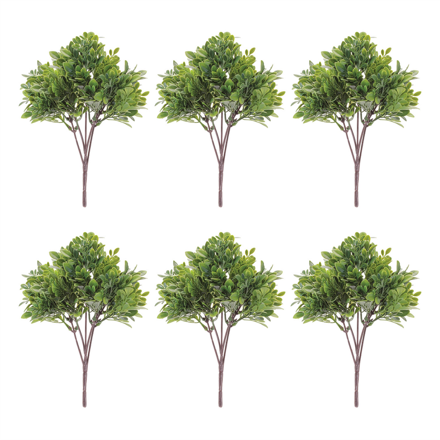 Boxwood Foliage Bush (Set of 6)