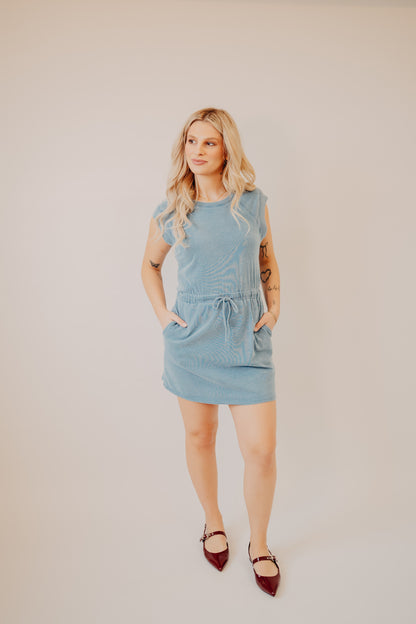 Z Supply | Kalani Jersey Denim Dress | Santorini Indigo