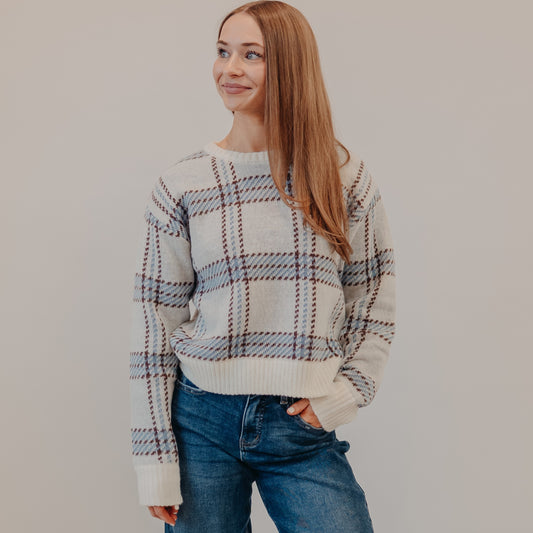 Z Supply | Junction Plaid Sweater | Natural