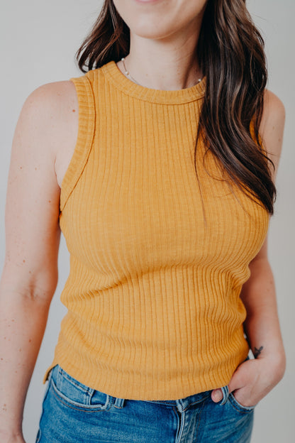 Mod Ref | The Emma Top | Mustard