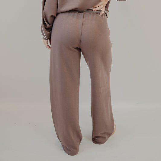 Thread & Supply | Constance Pants | Eggplant Ivory