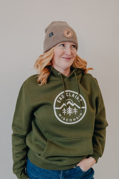Eau Claire Hoodie | Army Green