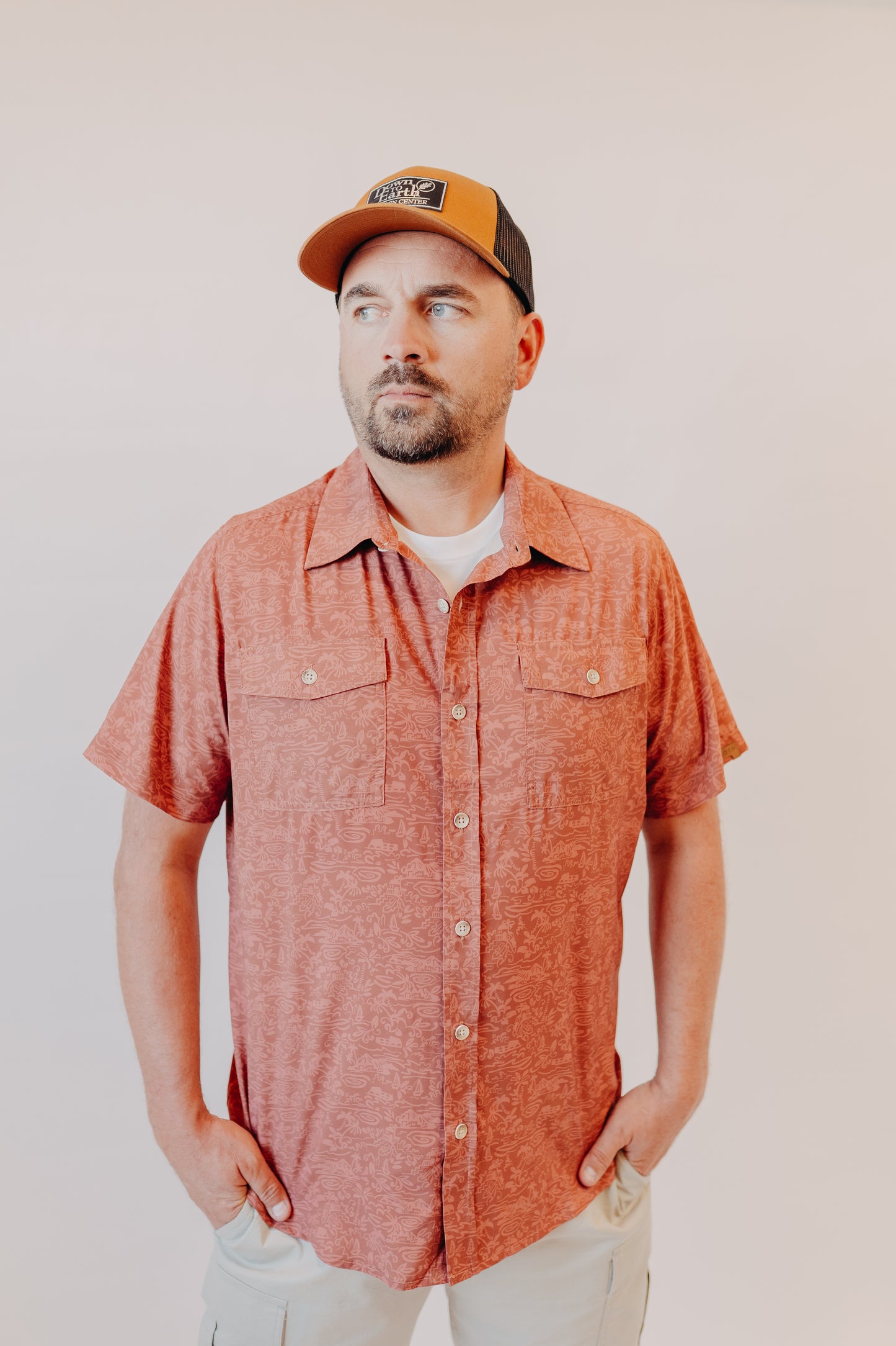 Dkota Grizzly | Rowan Button Up | Sunset Blaze