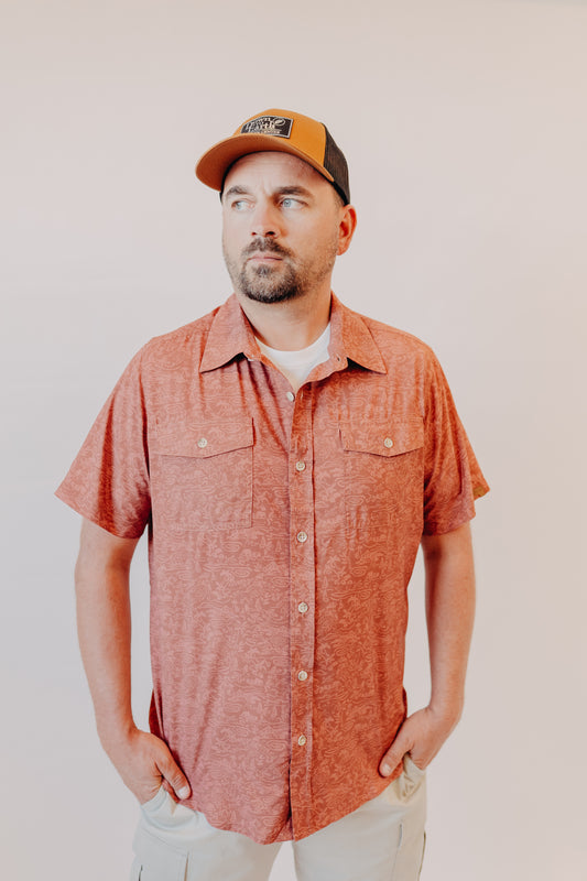 Dkota Grizzly | Rowan Button Up | Sunset Blaze