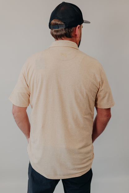 The Normal Brand | Active Puremeso Polo | Iced Latte