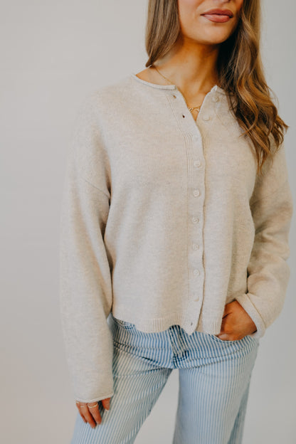 Thread & Supply | Dover Cardigan | Heather Stone