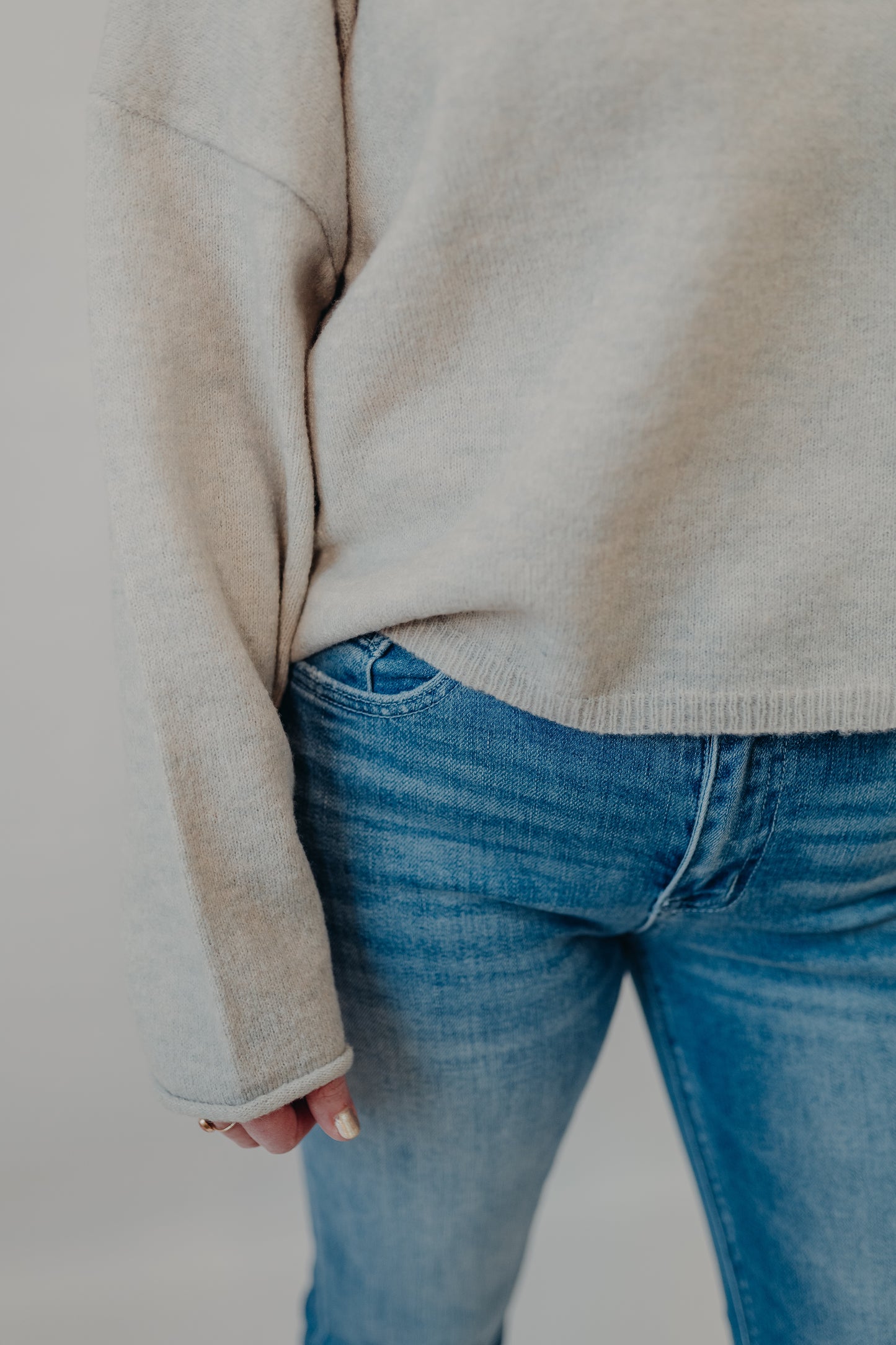 By Together | Easy Days Ahead Sweater | Heather Grey