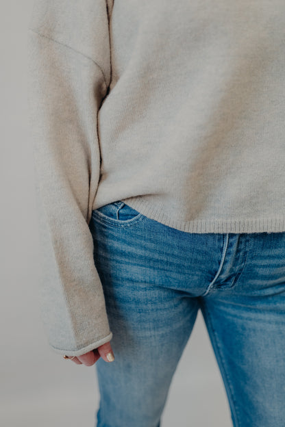 By Together | Easy Days Ahead Sweater | Heather Grey