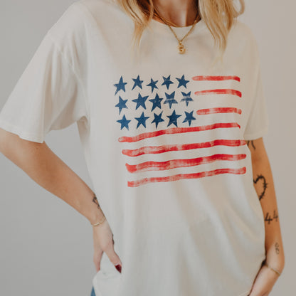 Z Supply | Flag City Tee | Sea Salt