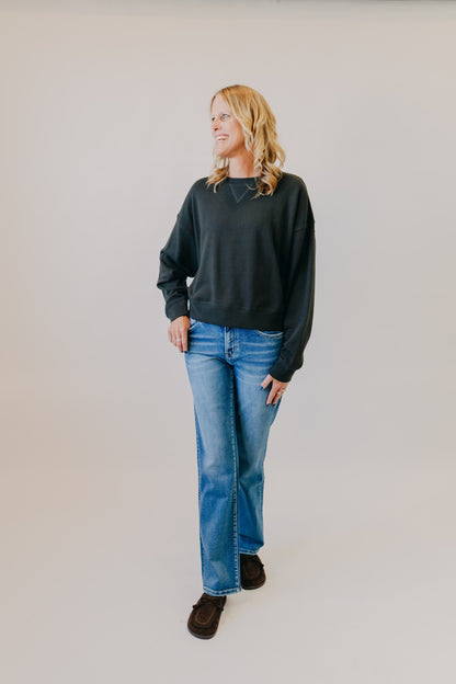 Z Supply | Clubhouse Sweatshirt | Ash Black