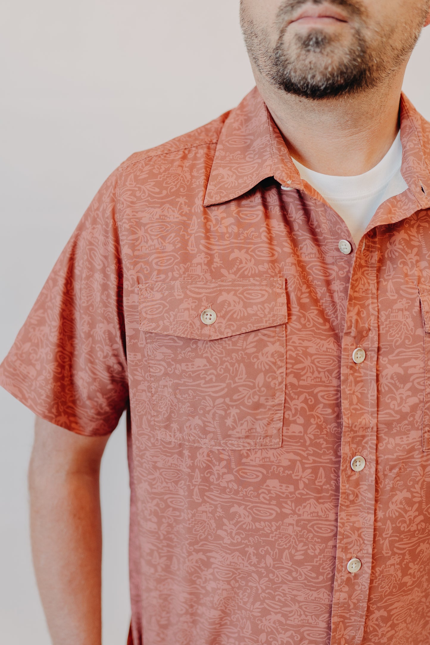Dkota Grizzly | Rowan Button Up | Sunset Blaze